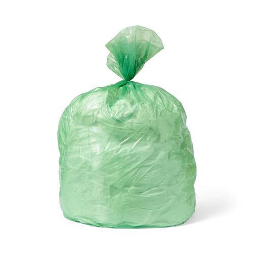 PCSJXHGN Trash Bags 28x45 0.7 Mil GREEN