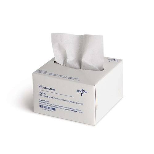 MEDNONLABQ48 - Medline - Delicate Task Lab Wipes, 4" x 8"