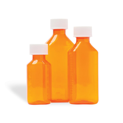 MEDNONPHAR3008 - Medline - Amber Oval Bottles, 100 EA/CS