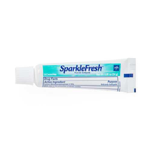 medline sparkle fresh toothpaste