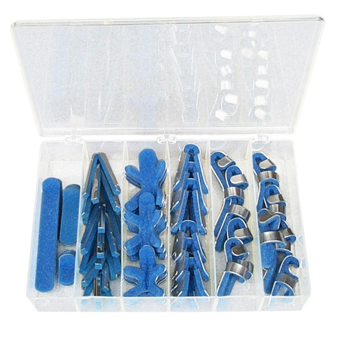 MEDORT32000 - Medline - 48-Piece Assorted Finger Splint Kit, 1/EA