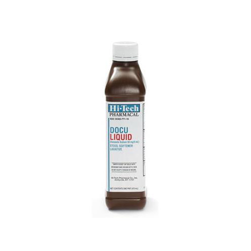MEDOTC077116 - Akorn - Docusate Sodium Stool Softener, 50 mg, 16 oz. Liquid