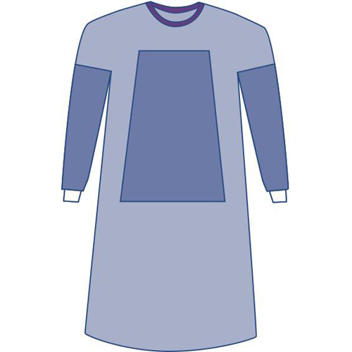 MEDSPT-2103SMSCS - Medline - Medline Sirus Nonsterile Fabric-Reinforced Gowns, 100 EA/CS