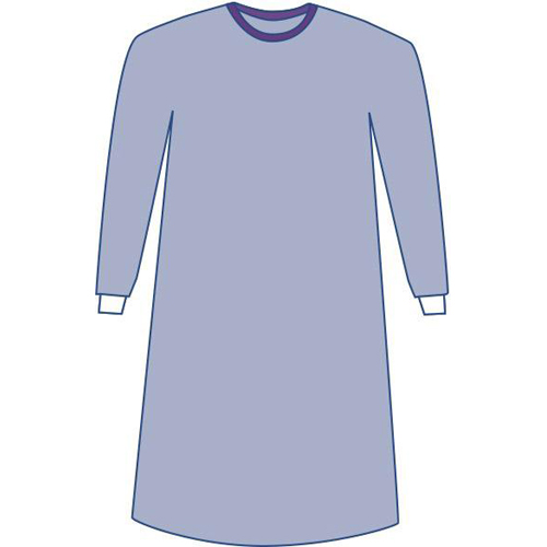 MEDSPT-2703CS - Medline - Medline Nonsterile Non-Reinforced Aurora Gowns, 100 EA/CS