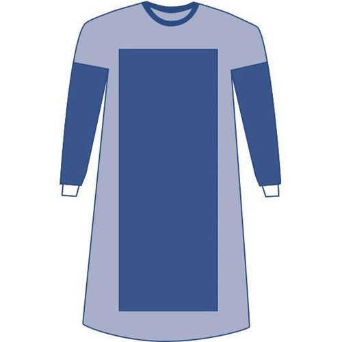MEDSPT-2708CS - Medline - Medline Nonsterile Poly Reinforced Aurora Gowns, 100 EA/CS