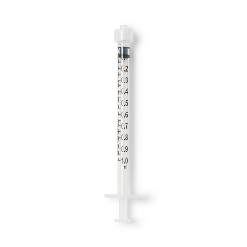 Standard Hypodermic Syringes with Needle, 100 Each per Box