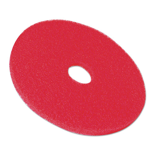 MMM08389 - 3M - Low-Speed High Productivity Floor Pads 5100, 14-Inch, Red