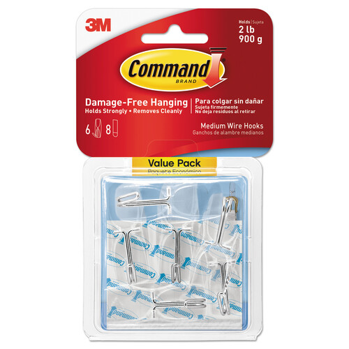 Command™ Clear Hooks and Strips - 3M 17065CLRVPES PK - Betty Mills