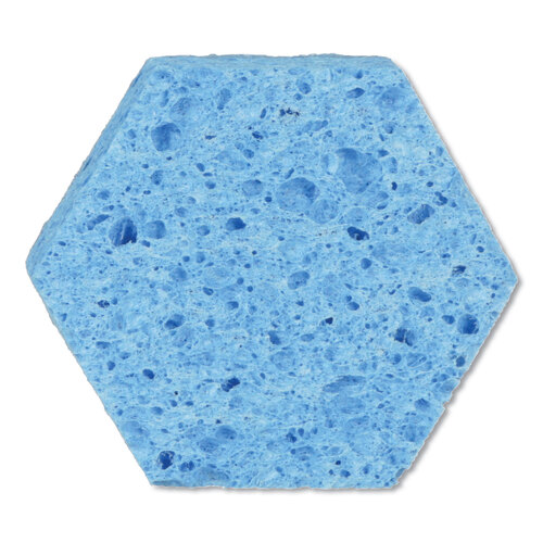 MMM3000HEX - 3M - Low Scratch Scour Sponge 3000HEX, 4.45 x 3.85, Blue, 16/Carton