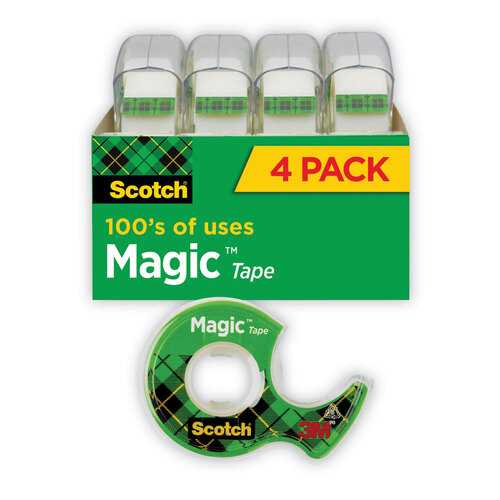 Pack-n-Tape  3M 238 Scotch Removable Double Sided Tape, 3/4 in x