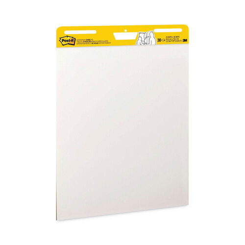 MMM559VAD - 3M - Vertical-Orientation Self-Stick Easel Pad Value Pack, Unruled, 25 x 30, White, 30 Sheets, 4/Carton