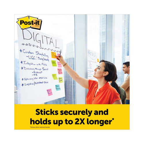 Post-it Easel Pads 561 Self Stick Easel Pads, Ruled, 25 x 30, Yellow, 2 30  Sheet Pads/Carton - 561