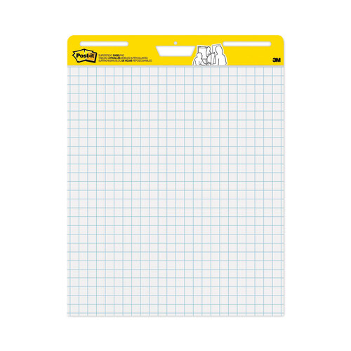 MMM560 - 3M - Vertical-Orientation Self-Stick Easel Pads, Quadrille Rule (1 sq/in), 25 x 30, White, 30 Sheets, 2/Carton