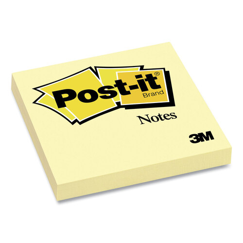 MMM654YWEA - 3M - Original Pads in Canary Yellow, 3&quot; x 3&quot;, 100 Sheets/Pad