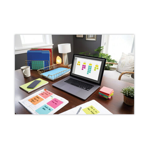 MMM6555PK - 3M - Original Pads in Poptimistic Collection Colors, 3&quot; x 5&quot;, 100 Sheets/Pad, 5 Pads/Pack