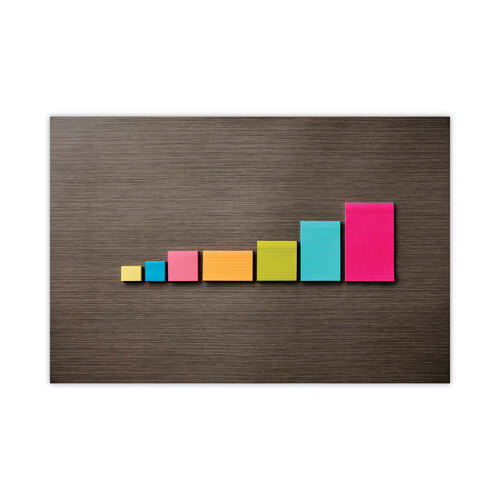 MMM6555PK - 3M - Original Pads in Poptimistic Collection Colors, 3&quot; x 5&quot;, 100 Sheets/Pad, 5 Pads/Pack
