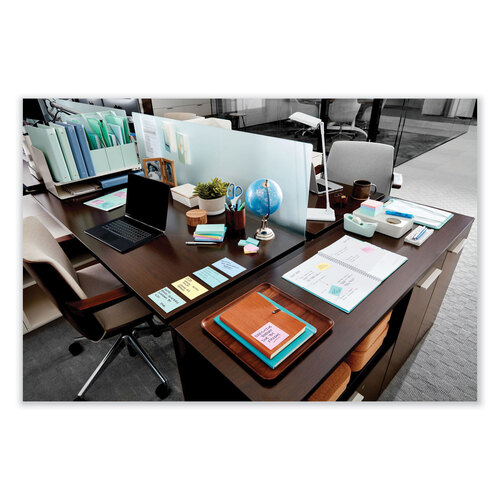 MMM655AST - 3M - Original Pads in Beachside Cafe Collection Colors, 3&quot; x 5&quot;, 100 Sheets/Pad, 5 Pads/Pack