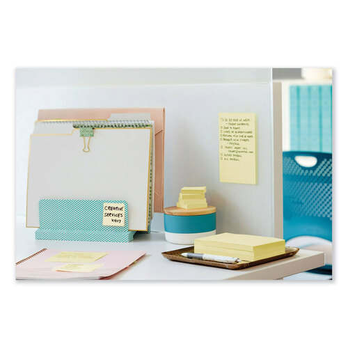 MMM655YW - 3M - Original Pads in Canary Yellow, 3&quot; x 5&quot;, 100 Sheets/Pad, 12 Pads/Pack