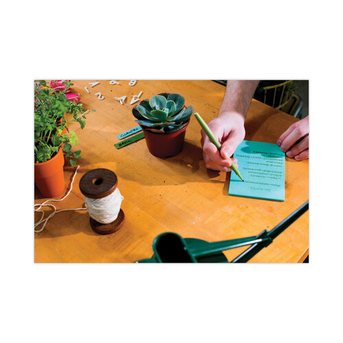 MMM6605PKAST - 3M - Original Pads in Beachside Cafe Collection Colors, Note Ruled, 4&quot; x 6&quot;, 100 Sheets/Pad, 5 Pads/Pack