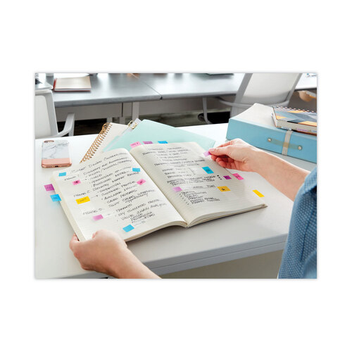 MMM680BG2 - 3M - Standard Page Flags in Dispenser, Bright Green, 100 Flags/Dispenser