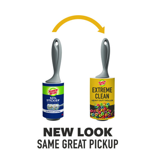 MMM830RS100 - 3M - Extreme Clean Lint Roller, 100 Sheets/Roll