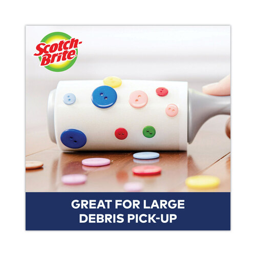 MMM830RS48 - 3M - Lint Roller, Extra Sticky, Heavy-Duty Handlle, 48 Sheets/Roll