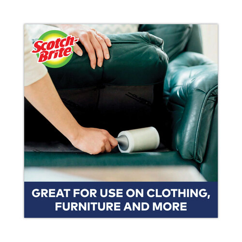 MMM830RS48 - 3M - Lint Roller, Extra Sticky, Heavy-Duty Handlle, 48 Sheets/Roll