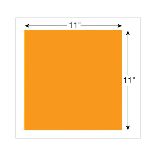 MMMBN11O - 3M - Big Notes, Unruled, 11 x 11, Orange, 30 Sheets