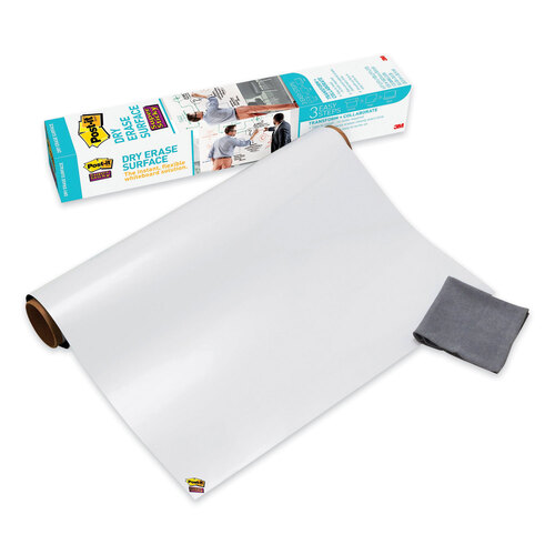 MMMDEF3X2 - 3M - Dry Erase Surface with Adhesive Backing, 36 x 24, White Surface
