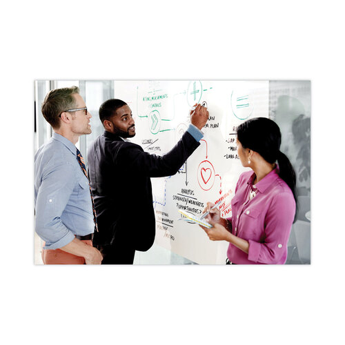 MMMDEF3X2 - 3M - Dry Erase Surface with Adhesive Backing, 36 x 24, White Surface