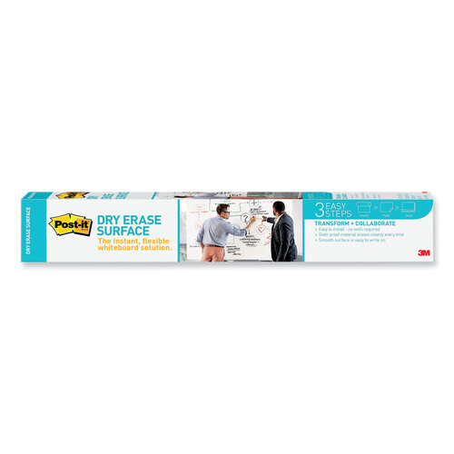 MMMDEF3X2 - 3M - Dry Erase Surface with Adhesive Backing, 36 x 24, White Surface