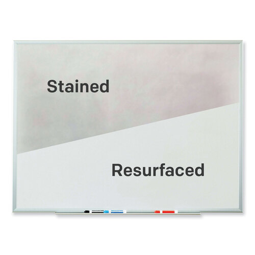 MMMDEF6X4 - 3M - Dry Erase Surface with Adhesive Backing, 72 x 48, White Surface