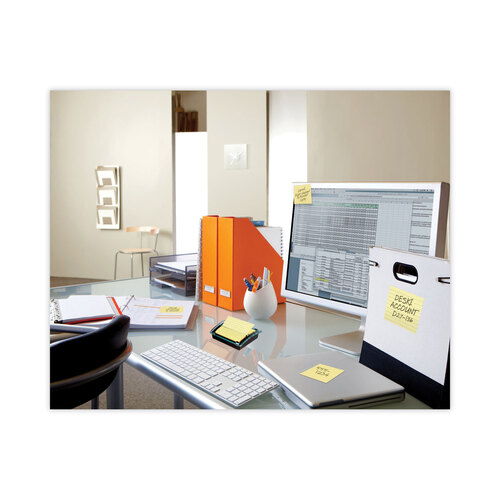 Post-it Pop-up Notes Dispenser, 3 in x 3 in, Black Base Clear Top (DS330-BK)