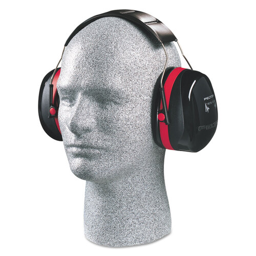 MMMH10A - 3M - PELTOR OPTIME 105 High Performance Ear Muffs H10A, 30 dB NRR, Black/Red