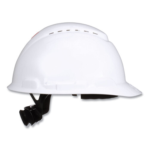 MMMH701SFVUV - 3M - SecureFit H-Series Hard Hats, H-700 Front-Brim Cap with UV Indicator, 4-Point Pressure Diffusion Ratchet Suspension, White