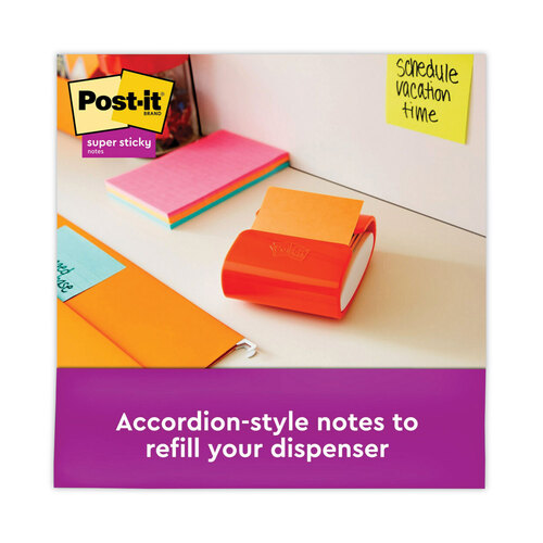 MMMR33010SSAU - 3M - Pop-up 3 x 3 Note Refill, 3&quot; x 3&quot;, Energy Boost Collection Colors, 90 Sheets/Pad, 10 Pads/Pack