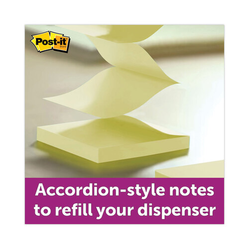 MMMR33012SSCY - 3M - Pop-up 3 x 3 Note Refill, 3&quot; x 3&quot;, Canary Yellow, 90 Sheets/Pad, 12 Pads/Pack