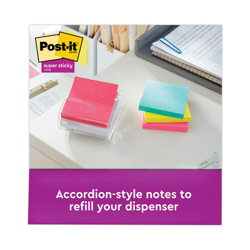 MMMR3306SSMIA - 3M - Pop-up 3 x 3 Note Refill, 3&quot; x 3&quot;, Supernova Neons Collection Colors, 90 Sheets/Pad, 6 Pads/Pack