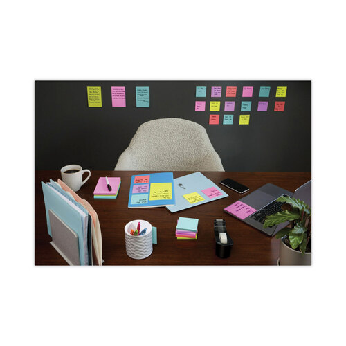 MMMR3306SSMIA - 3M - Pop-up 3 x 3 Note Refill, 3&quot; x 3&quot;, Supernova Neons Collection Colors, 90 Sheets/Pad, 6 Pads/Pack