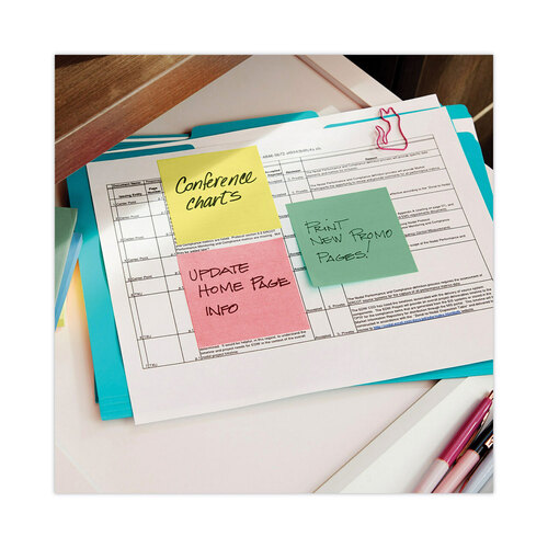 MMMR330RP6AP - 3M - Original Recycled Pop-up Notes, 3&quot; x 3&quot;, Sweet Sprinkles Collection Colors, 100 Sheets/Pad, 6 Pads/Pack