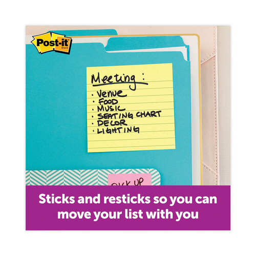 MMMR335YW - 3M - Original Canary Yellow Pop-up Refill, Note Ruled, 3&quot; x 3&quot;, Canary Yellow, 100 Sheets/Pad, 6 Pads/Pack