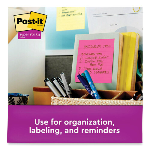 MMMR440NPSS - 3M - Pop-up Notes Refill, Note Ruled, 4&quot; x 4&quot;, Neon Pink, 90 Sheets/Pad, 5 Pads/Pack