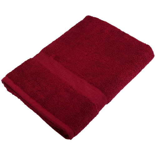 burgundy bath towels
