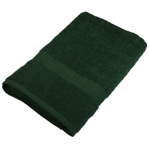 MNBBATH-HGREEN - Monarch Brands - Monarch Brands TRUE Color 25 x 52 Ring Spun 10.5LB Bath Towel, 1 Dozen