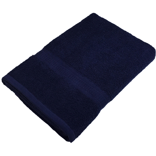 MNBBATH-NAVY - Monarch Brands - Monarch Brands TRUE Color 25 x 52 Ring Spun 10.5LB Bath Towel, 1 Dozen