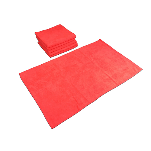 12 Pack of Microfiber Hand Towels- 16 x 27- Red
