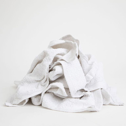 Multi-Purpose White Terry Cloth Towels In Bulk