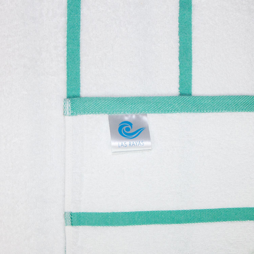 MNBPNP-BT-HS3060-15GR - Monarch Brands - Monarch Brands Las Rayas Horizontal Stripe Pool Towels, Green, 4/PK