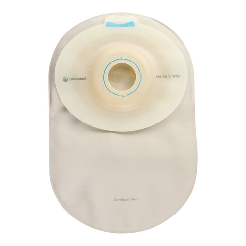 MON1006171BX - Coloplast - Ostomy Pouch SenSura&reg; Mio Convex One-Piece System 8-1/4 Inch, Maxi 1-1/4 Inch Stoma Closed End Soft Convex, Pre-Cut