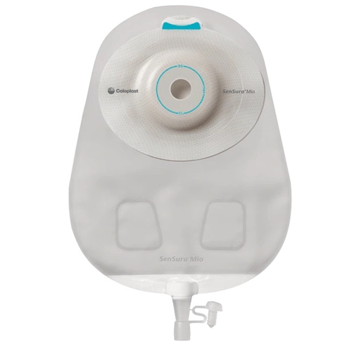 MON1006216BX - Coloplast - Urostomy Pouch SenSura&reg; Mio Convex One-Piece System 10-1/2 Inch Length, Maxi 3/8 to 1-11/16 Inch Drainable Deep Convex, Trim To Fit
